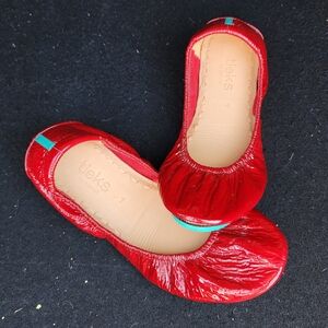 Tieks Red Diamond Patent Ballet Flats